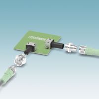 M12 right-angle PCB connectors for through-hole reflow