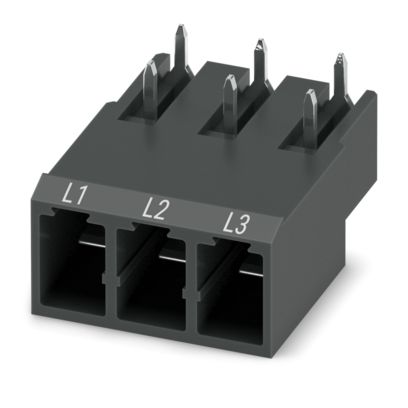 PC 4/ 3-GU-7,62 BK BD:L1-L3 - Leiterplatten-Grundleiste