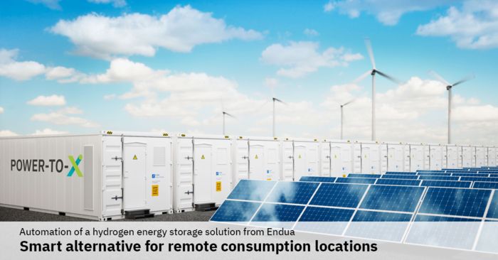 Automation of a hydrogen energy storage solution from Endua