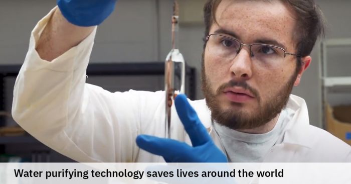 Water purifying technology saves lives around the world