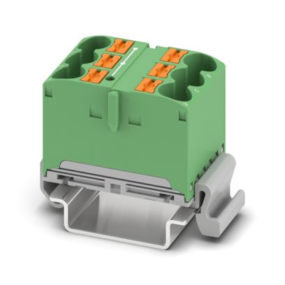 PTFIX 6X10/S-NS35A GN - Verteilerblock