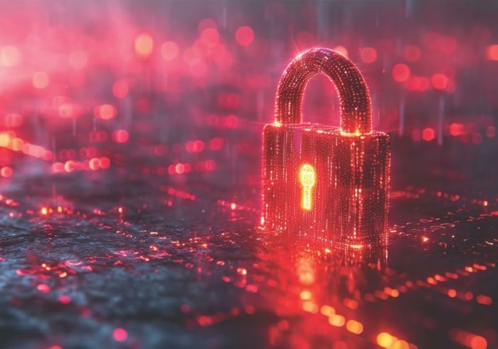 Grafica di un lucchetto relativo alla sicurezza digitale