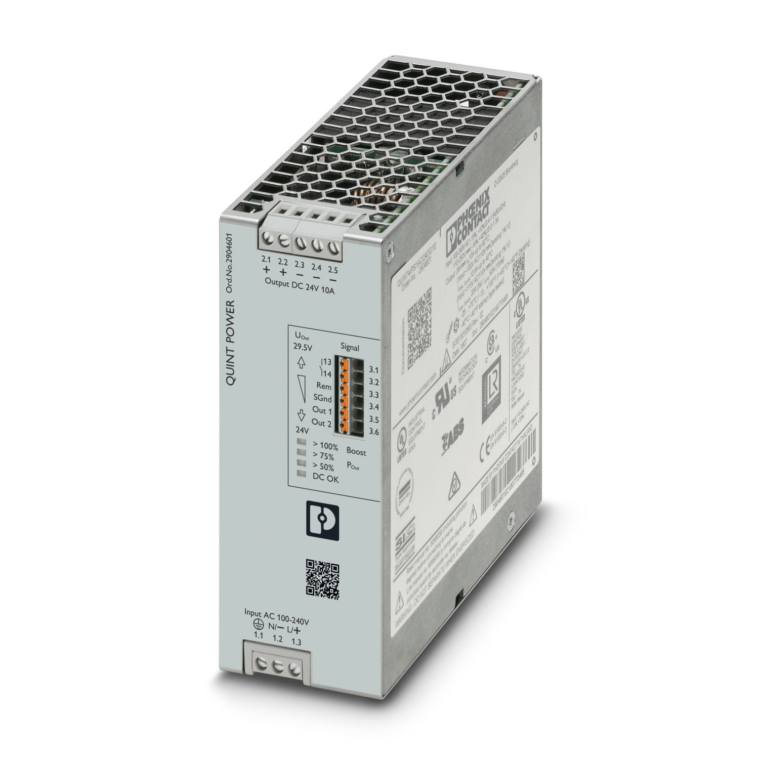 QUINT4-PS/1AC/24DC/10/ - Power supply - 2907867 | Phoenix QUINT4-PS/1AC/24DC/10/ - Power supply - 2907867 | Phoenix