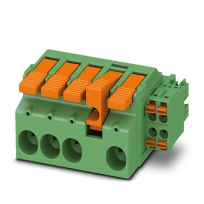 Connecteurs hybrides avec raccordement Push-in avec levier