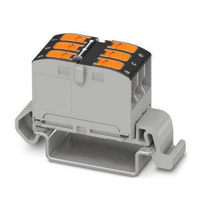 PTVFIX 6X2,5-NS35A BK - Verteilerblock