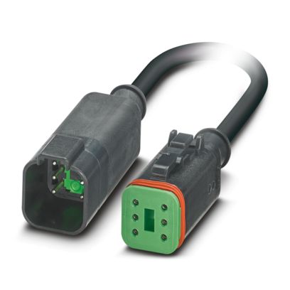 SAC-6P-DTMS/ 0,3-PUR/DTFS - Sensor-/Aktor-Kabel