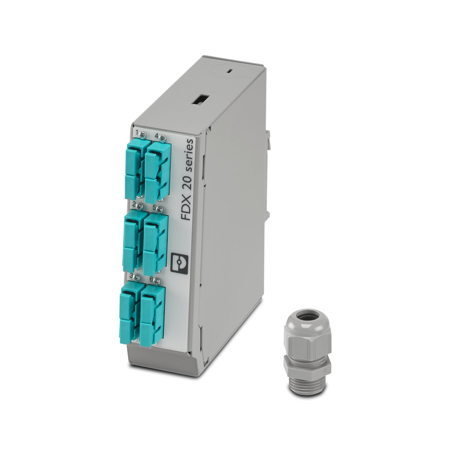 FOC-FDX20-PP-SCD6-OM3-PT9 - Splice box - 1343381 | Phoenix FOC-FDX20-PP-SCD6-OM3-PT9 - Splice box - 1343381 | Phoenix