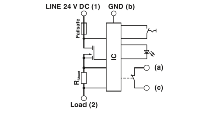 电子设备断路器-CB E1 24DC/1A NC P