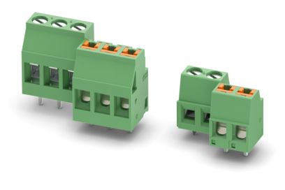 PCB terminal blocks with Push-in in TWIN design