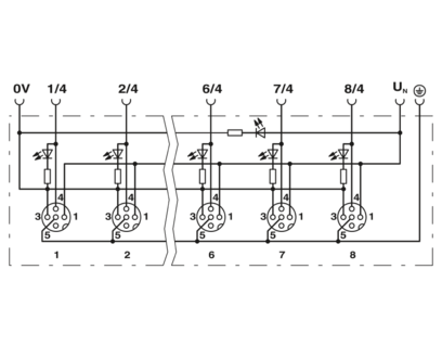 分线盒-SACB-8/ 8-L-C SCO P