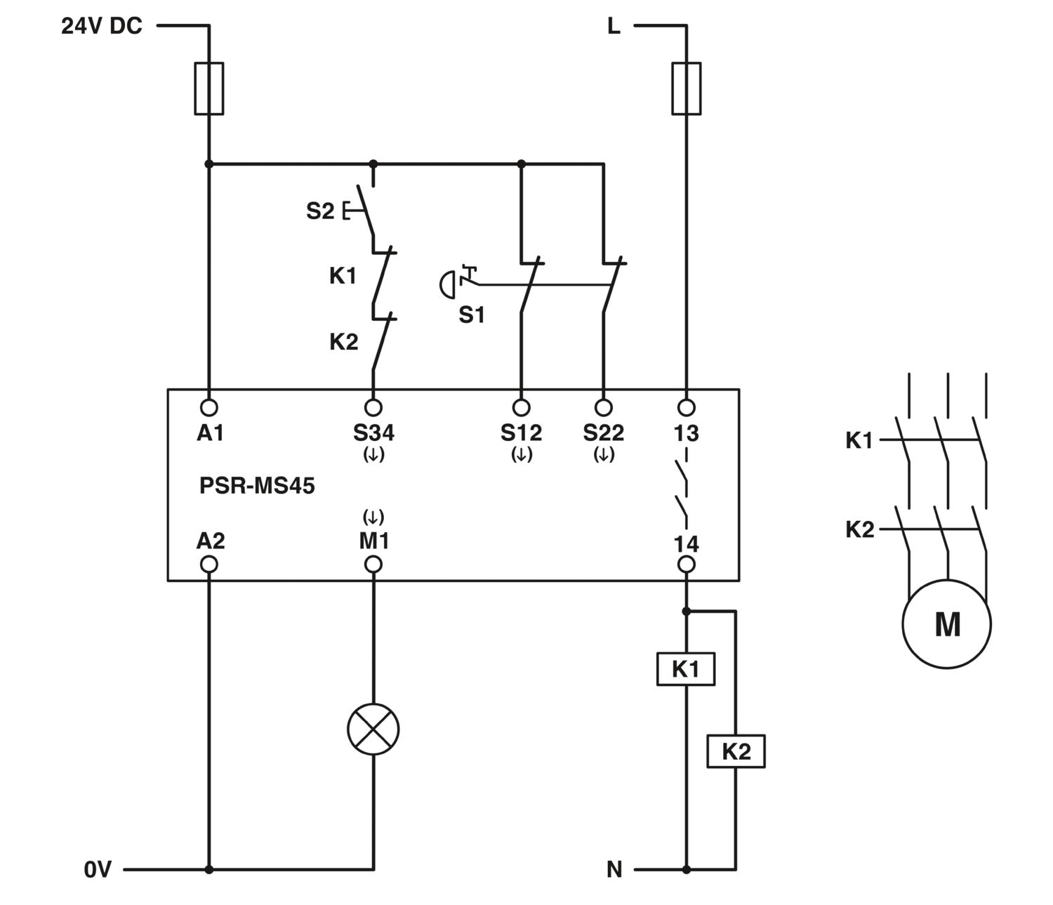 PSR-MS45-1NO-1DO-24DC-SC - Safety relays - 2904955 | Phoenix Contact