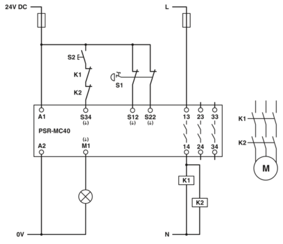 安全继电器-PSR-MC40-3NO-1DO-24DC-SP