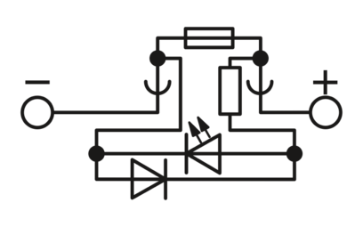 保险丝接线端子-UK 5-HESILED 24 N