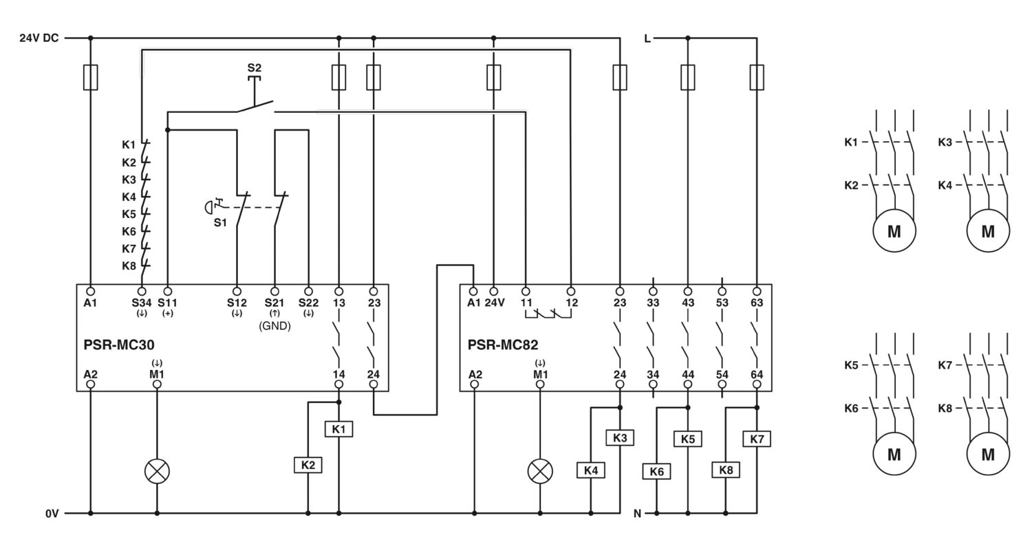 PSR-MC82-5NO-1NC-1DO-24DC-SC - Extension module - 2702382 | Phoenix Contact