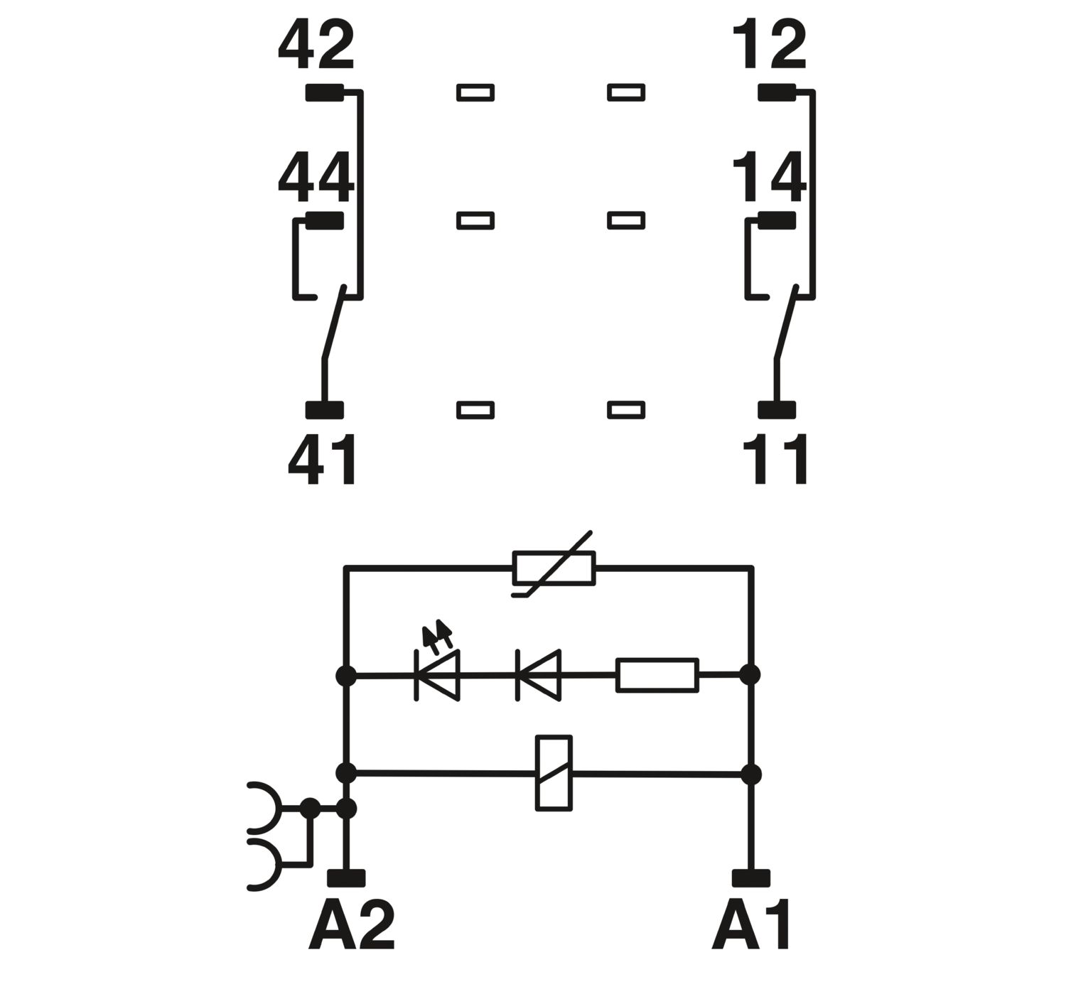 RIF-2-RSC-LV-120AC/2X21 - Relay module - 2903322 | Phoenix Contact