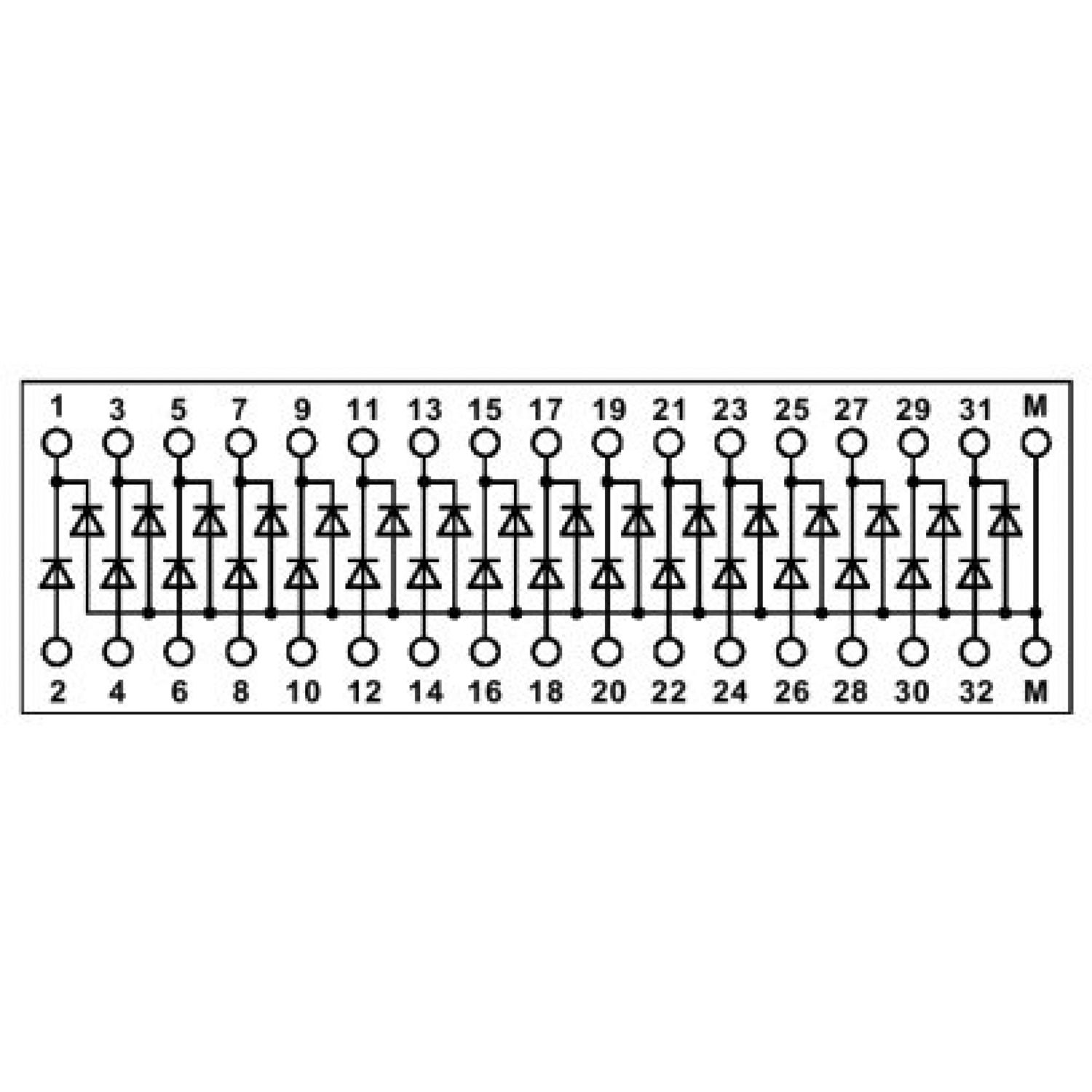EMG 90-DIO 32M/LP - Diode block - 2954785 | Phoenix Contact EMG 90-DIO 32M/LP - Diode block - 2954785 | Phoenix Contact
