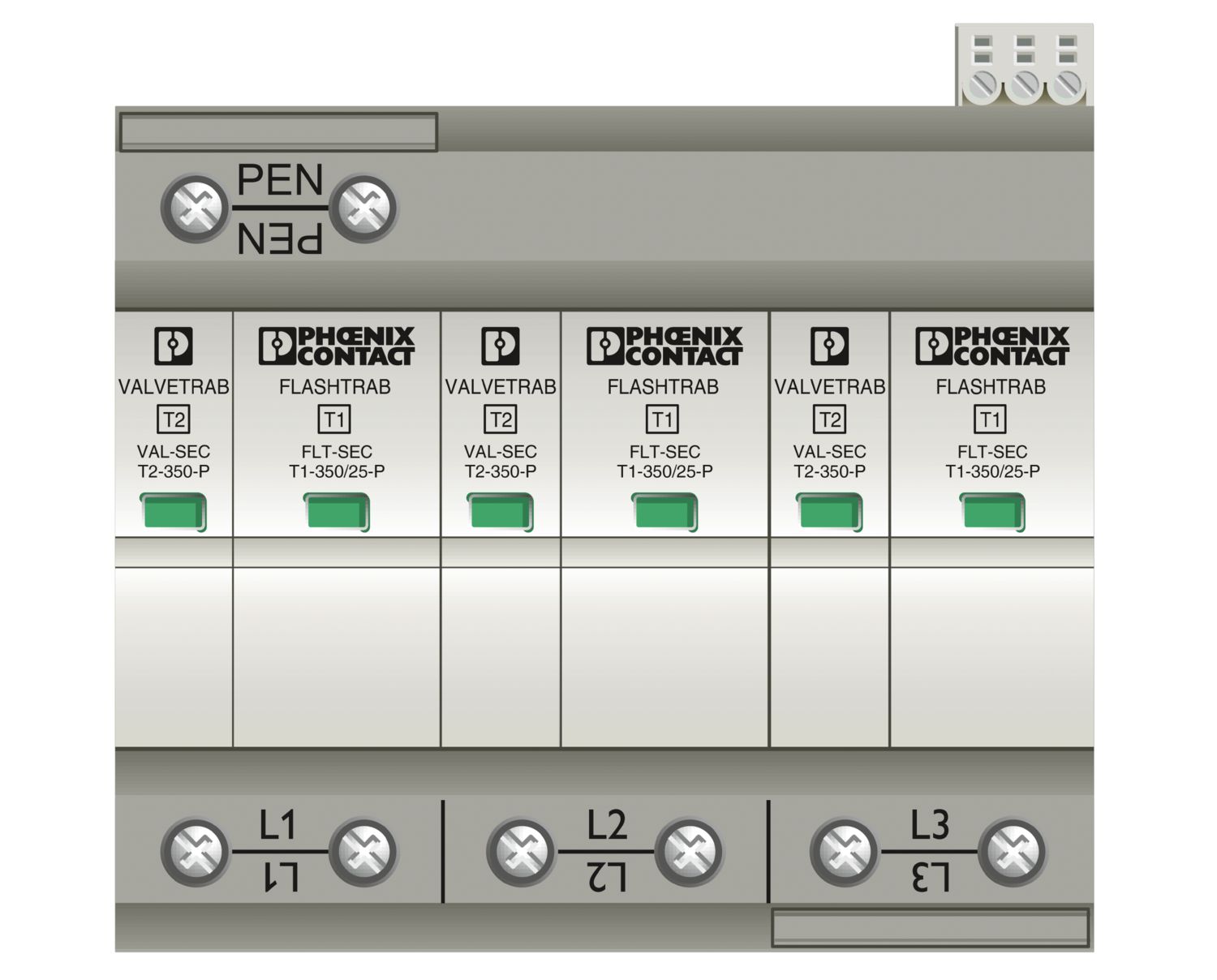 FLT-SEC-T1+T2-3C-350/25-FM - Type 1+2 special combined FLT-SEC-T1+T2-3C-350/25-FM - Type 1+2 special combined