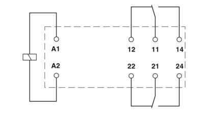 单个继电器-REL-MR-110DC/21-21/MS