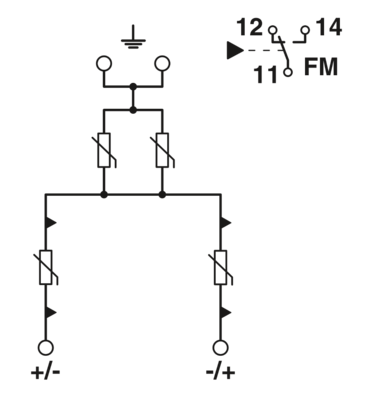 1/2类防雷/电涌保护器-VAL-MB-T1/T2-1000DC-2+V-R