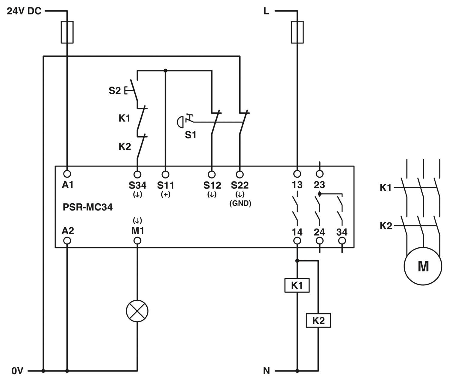 PSR-MC34-3NO-1DO-24DC-SP - Safety relays - 2700548 | Phoenix Contact