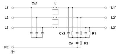 EMC滤波器-FIL-WM-EL-3C-1E-80A-480AC