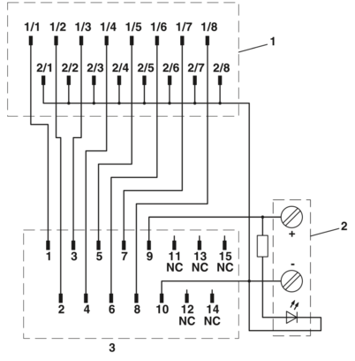 系统连接-PLC-V8/D15B/OUT