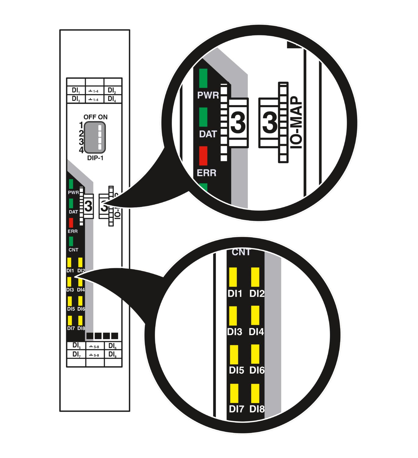 RAD-DI8-IFS - I/O extension module - 2901539 | Phoenix Contact RAD-DI8-IFS - I/O extension module - 2901539 | Phoenix Contact