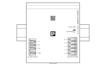 电源-ESSENTIAL-PS/3AC/24DC/480W/EE