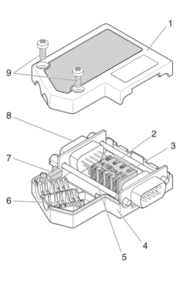 D-SUB总线连接器-SUBCON-PLUS-PROFIB/PG