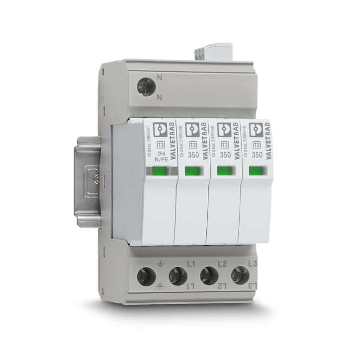 VALVETRAB SEC – type 2 surge protection