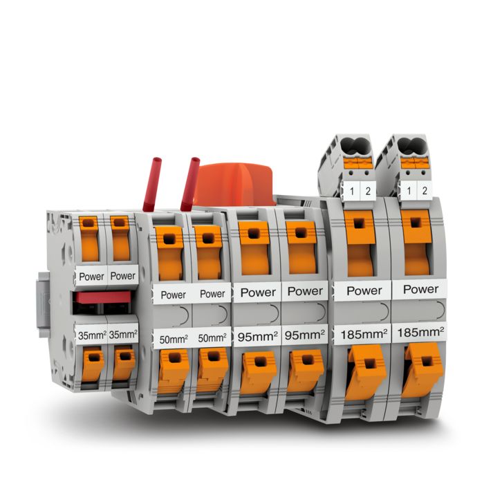 Terminal blocks with Power-Turn spring connection