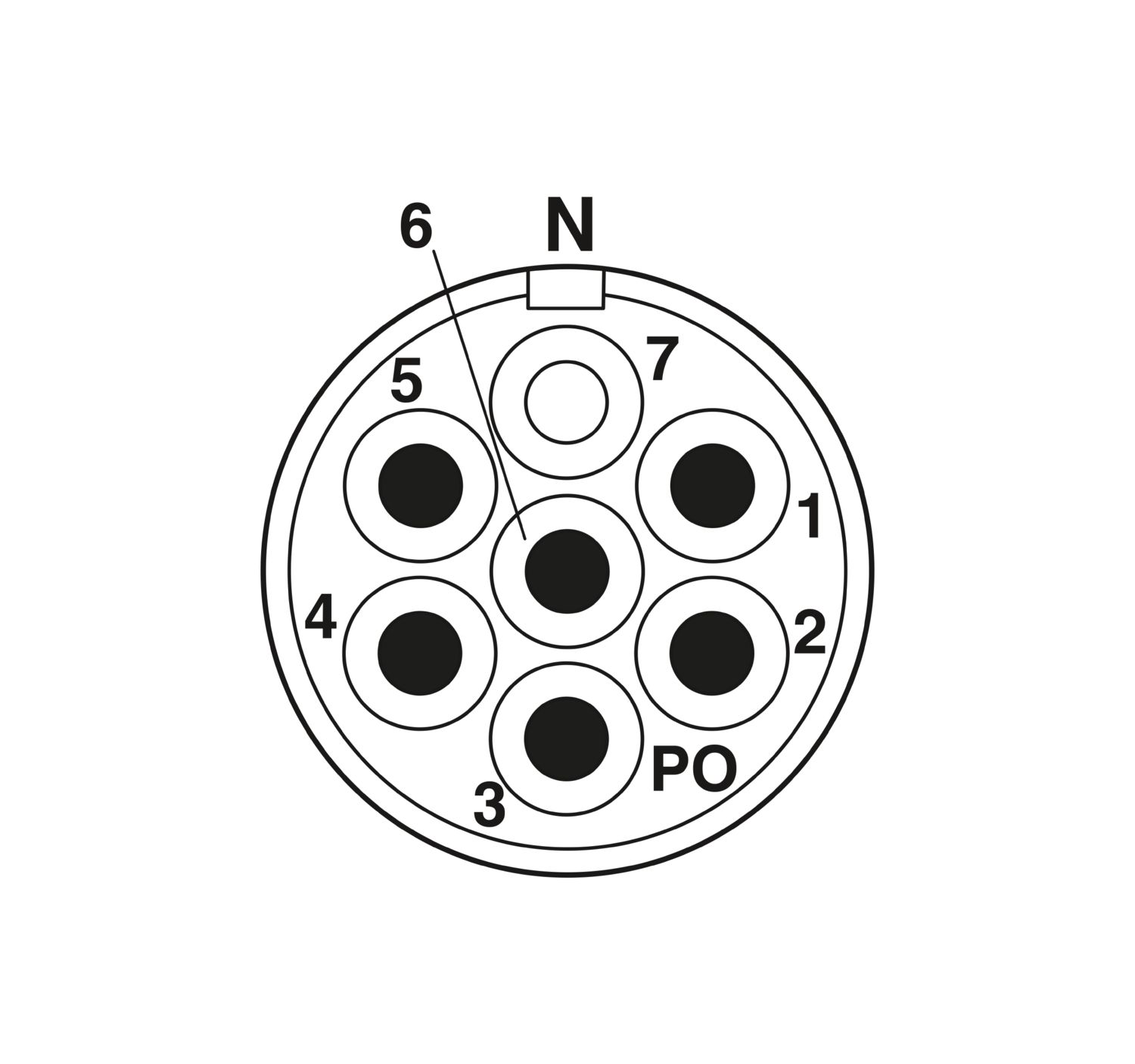 M23-06P1N8A8004S - Cable connector - 1629189 | Phoenix Contact