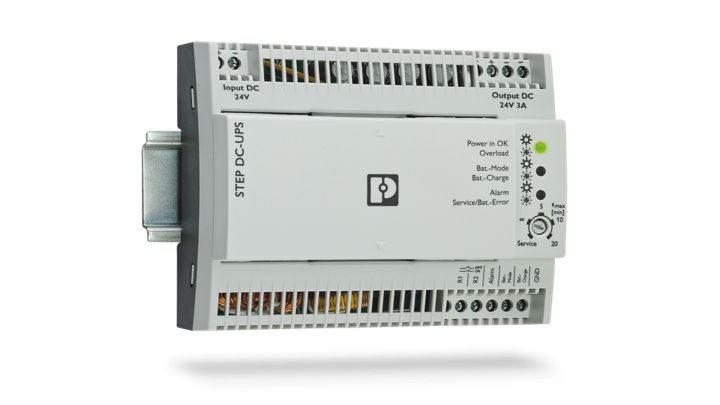 DC UPS with integrated battery