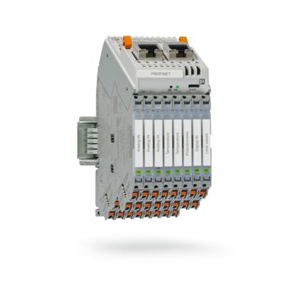 Highly compact MINI Analog Pro signal conditioner with plug-in gateway