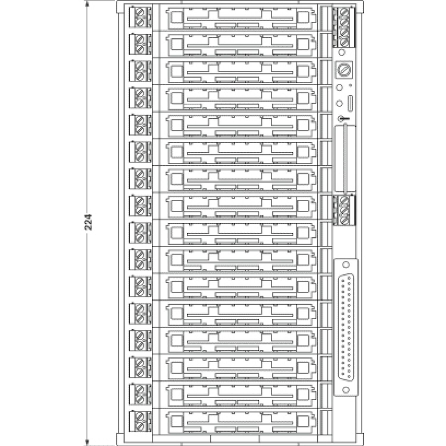 PI-EX-MB/16/D-SUB - Basic terminal block - 2835383 | Phoenix Contact