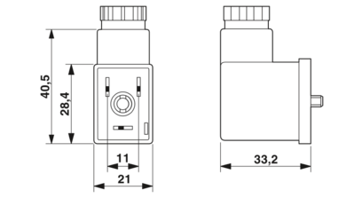阀连接器-SACC-VB-3CON-M16/BI-1L-SV 230V