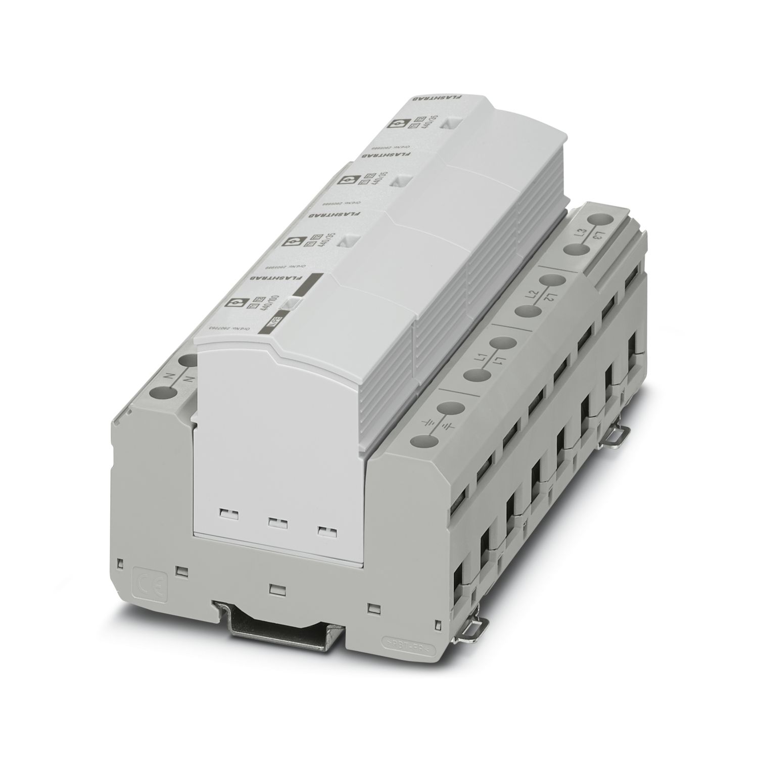 FLT-SEC-P-T1-3S-440/35-FM - Type 1+2 combined lightning current and surge  arrester - 2908264 | Phoenix Contact