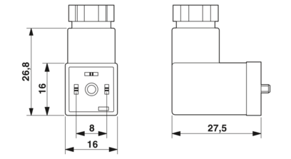 阀连接器-SACC-VB-3CON-M12/C-1L-SV  24V