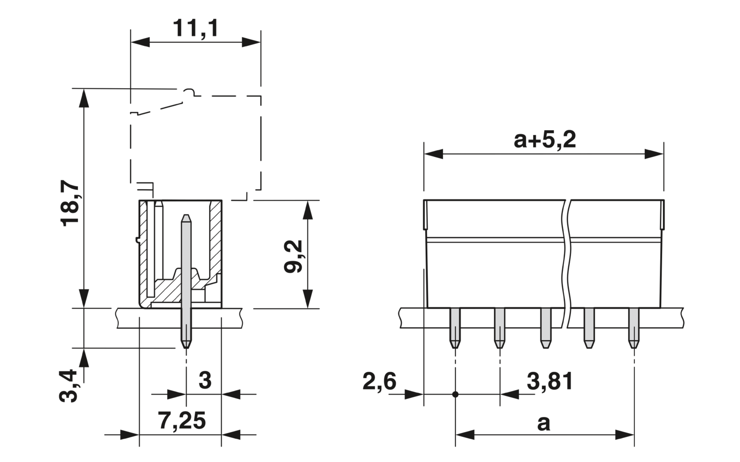 MCV 1,5/18-G-3,81 - Presa Base Per Circuiti Stampati - 1844906 - Foto 7