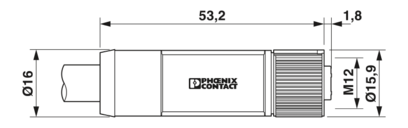 电源线-SAC-5P-M12MSL/1,5-280/FSL FE