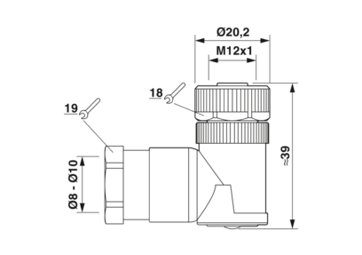 电源连接器-SACC-M12FR-4CON-PG11-M PWR