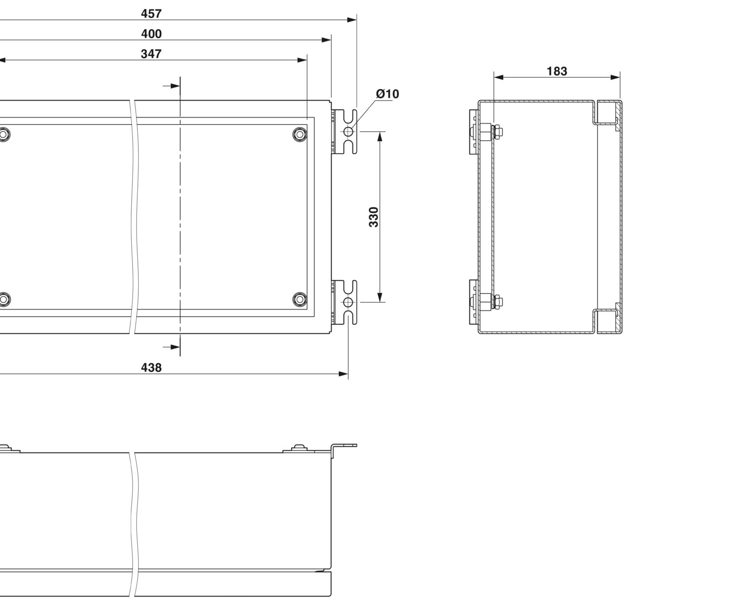 E S6 A 400X400X200 - Junction box - 0899080 | Phoenix Contact