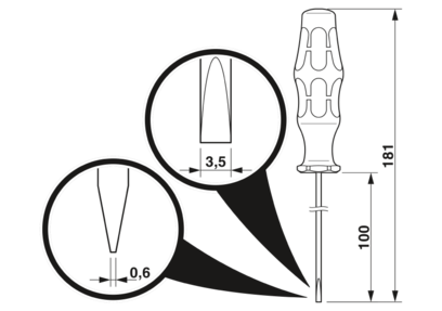 螺丝刀-SZF 1-0,6X3,5