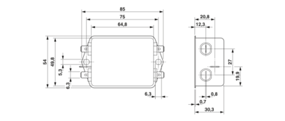 EMC滤波器-FIL-WM-1S-1N-20A-230AC
