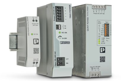 Power supplies for the DIN rail