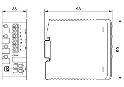 电子设备断路器-CBMC E4 24DC/1-10A NO