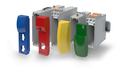 Housing covers for the ICS series DIN rail housings