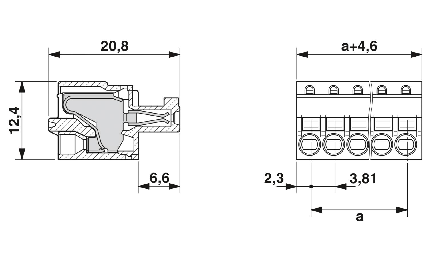 FK-MCP 1,5/ 5-ST-3,81 - PCB connector - 1851070 | Phoenix FK-MCP 1,5/ 5-ST-3,81 - PCB connector - 1851070 | Phoenix