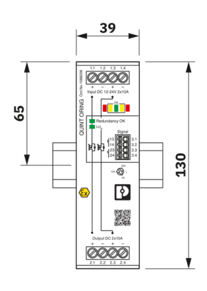 冗余模块-QUINT4-ORING/12-24DC/2X10/2X10
