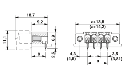 PCB插座-MC 1,5/ 4-GF-3,5 P26 THR